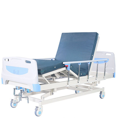 ICU Ręczne łóżko dla pacjenta w szpitalu Anti Rust Leg Elevation ABS Formowanie wtryskowe
