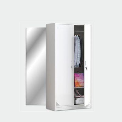 Powalająca stalowa szafka z podwójnymi drzwiami do przechowywania ubrań Odporność na rdzę