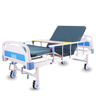 Łóżko szpitalne z podwójną korbą Wielofunkcyjne ręczne łóżka szpitalne