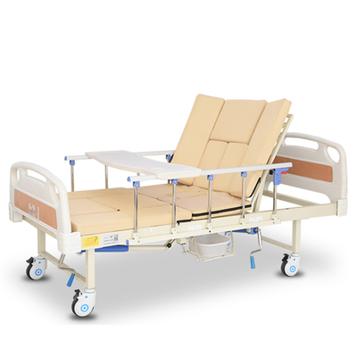 Pielęgniarstwo regulowane ręczne łóżko szpitalne z podnoszeniem pleców w stylu szpitalnym