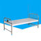 Metalowe łóżko szpitalne o stabilnej wydajności, pojedyncze medyczne regulowane łóżko