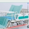 ABS Guardrails Metalowe łóżka pielęgniarskie Regulowane łóżka z 4 kółkami